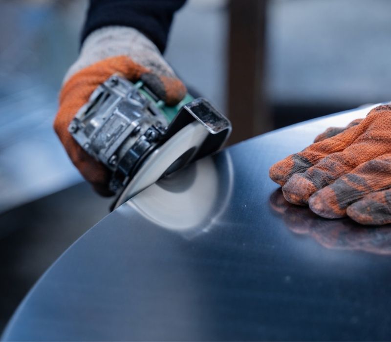 slijpen van aluminium