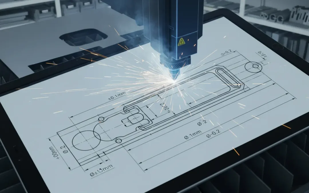 Welke toleranties moet je opnemen op een technische tekening voor lasersnijwerk?